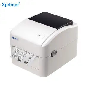 Xprinter XP-420B USB 4 inci stiker label panas langsung untuk 4*6 inci stiker label perekat diri