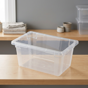 Nhi Binh <b>Plastic</b> OEM Eco-Friendly Clear Injection-Molded Rectangular <b>Plastic</b> Multifunction Storage <b>Box</b> Organizer Custom Logo ISO - Product Image 3