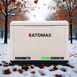 गैसोलीन प्राकृतिक गैस घर मूक जनरेटर 5kw, 6kw, 7kw, 8kw, 10kw, 11kw, 12kw, 15kw, और 17kw की शक्ति रेटिंग के साथ - Product Image 6