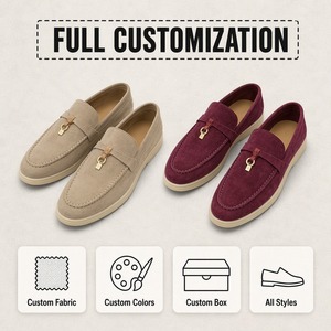 Birotzxiues Damen-Mokassins aus Wildleder mit Vorhängeschloss-Charm, 7 Farben, Wildleder-<span class=keywords><strong>Loafer</strong></span>, Mokassin, Vorhängeschloss-Charm, Slip-On, EUR-Größe 36–44 - Product Image 3