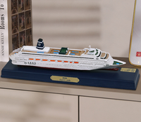 Modèle de bateau de croisière en résine 3D, artisanal, personnalisé, décoratif, avec logo, objet de collection