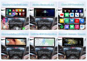 Reproductor Multimedia con Pantalla Táctil de 12.3 Pulgadas, Navegación GPS, Carplay Inalámbrico, Radio Estéreo para Automóvil Android para Honda Acura ILX 2013-2021 - Product Image 6