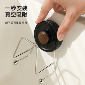 L-Shaped Wall Mounted Sink Draining Rack With Suction Cup For Sponge And Scrubber <b>Storage</b> <b>Kitchen</b> Sink Organizer - Product Image 5