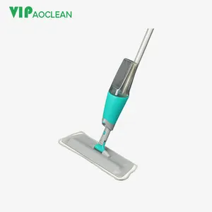 VIPaoclean 가정용 클리너 도구 분무기 매직 360 학위 회전 평면 바닥 걸레 마이크로 화이버 쉬운 청소 스프레이 걸레