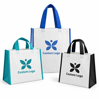 Sac fourre-tout réutilisable personnalisé de haute qualité, écologique, en tissu non tissé, avec une longue sangle en corde pour les courses et l'usage quotidien