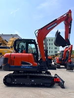 Excavator Mini 6 Ton Bekas Doosan DX60, Excavator Hidrolik Crawler Bekas, Harga Excavator Bekas Dx55 Dx60 Dh60, Mesin Berat Kecil