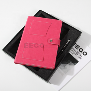 Vente en gros Ensemble de cahiers avec logo personnalisé Boîte cadeau haut de gamme A5 en cuir PU Cadeau <span class=keywords><strong>pour</strong></span> <span class=keywords><strong>homme</strong></span> à usage professionnel Cadeau à la main - Product Image 2