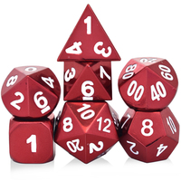 7 pièces métal Dnd dés jeu de rôle donjons et dragons Rpg jeu et Pathfinder jeu de dés en métal