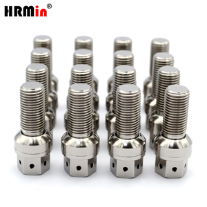 Pernos <span class=keywords><strong>de</strong></span> <span class=keywords><strong>rueda</strong></span> <span class=keywords><strong>de</strong></span> coche <span class=keywords><strong>de</strong></span> titanio Ti-6Al-4V Gr.5 con asiento cónico flotante hexagonal perforado <span class=keywords><strong>de</strong></span> 17 mm M14x1.5mm - Product Image 6