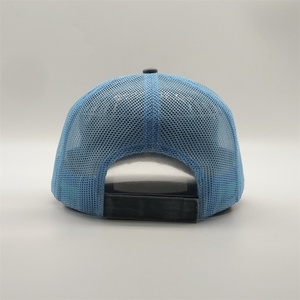 Casquettes de sport en denim à prix promotionnel, fermeture à scratch, patchs imprimés, casquettes de camionneur à 6 panneaux - Product Image 5