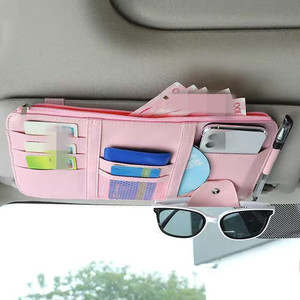 Organizador de Visera para Auto, Multi-Bolsillos, Accesorios Interiores para Auto, Organizador de Bolsillo, Almacenamiento de Documentos para Auto, Portaplumas - Product Image 2