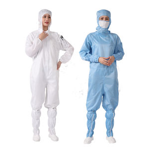 ब्लू डाकू के साथ Cleanroom विरोधी स्थैतिक Coverall कपड़े smocks <span class=keywords><strong>esd</strong></span> cleanroom <span class=keywords><strong>esd</strong></span> कपड़े - Product Image 4