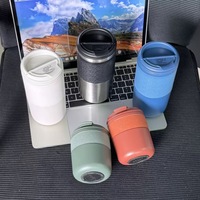 Tasse isotherme portable élégante et durable de 550 ml en acier inoxydable pour café, idéale pour la maison, le camping, la voiture et le bureau