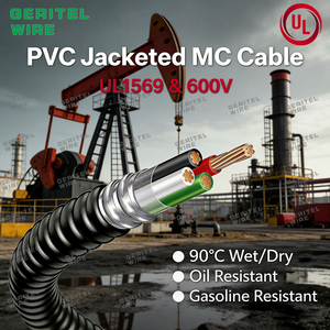 Cables Eléctricos UL1569 <span class=keywords><strong>de</strong></span> Cobre Puro XLPE XHHW/XHHW-2 para Entierro Directo, 600V, <span class=keywords><strong>Cable</strong></span> MC para Proyectos <span class=keywords><strong>de</strong></span> Construcción - Product Image 4