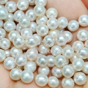 ไข่มุกน้ำจืดธรรมชาติย้อมสีทรงกลมขนาด 6 มม. ถึง 7 มม. หลากสีสันจาก Muses Jewels ลดราคาพิเศษสำหรับทำเครื่องประดับ - Product Image 3