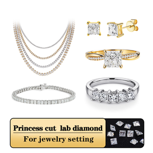 1.5CT 2CT 1CT IGI認定プリンセスカット卸売Starsgem CVD HPHTダイヤモンドDEF VS VVS特別割引価格ラボ成長ダイヤモンド - Product Image 5