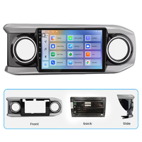Head Unit Android Universal TS18 9 Inch QLED untuk Video Mobil, Radio Mobil 2DIN 1280*720, Radio Stereo untuk Toyota Tacoma 2016-2021