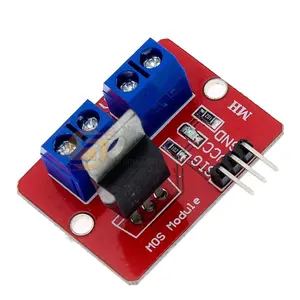 0-24V Top <span class=keywords><strong>Mosfet</strong></span> Button IRF520 MOS Driver Module Pour <span class=keywords><strong>Arduino</strong></span> MCU ARM Raspberry pi - Product Image 5