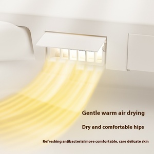 Smart Electric Toilet Bathroom Tankeless Remote Automatic Flush Wall Mounted <strong>Bidet</strong> with Elongated Bowl <strong>Ceramic</strong> Foot Control - Product Image 4