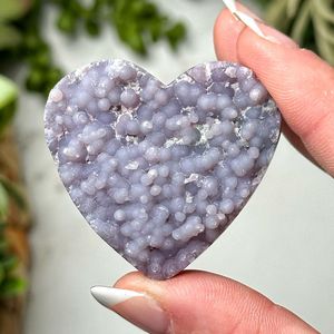 Artesanías de Corazón de Ágata de Uva Natural Brillante al por Mayor, Racimo de Cristal Druzy Morado para Decoración del Hogar y Regalos - Product Image 5