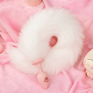 SMOOTH Plug anal en silicone SM personnalisé, étanche, avec queue de chat, pour masturbation féminine, jouet sexuel ludique et romantique, écologique - Product Image 5