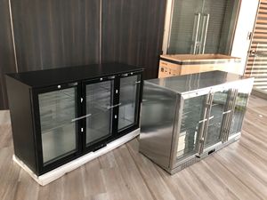 130L Single <strong>Hinged</strong> Door Back Bar Refrigerator Glass Door Fancooling Type Bar <strong>Fridge</strong> - Product Image 3
