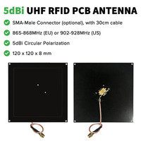 Antenne RFID UHF TH120P 860-960MHz 5dBi PCB 120*120*8mm pour la gestion des actifs