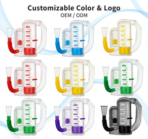 Medizinischer Lungenübungsapparat Atemtraining 1 Ball Volumetrisches Atemförderungs-<span class=keywords><strong>Spirometer</strong></span> - Product Image 3