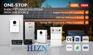 แบตเตอรี่ LiFePo4 แบบติดผนังสำหรับบ้าน 6000+ รอบการใช้งาน EMS 5KW 10kwh 15kwh 51.2v 100Ah 200ah 300ah แบตเตอรี่ลิเธียมไอออน - Product Image 2