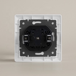 Schwarz High-End Retro Design Big <span class=keywords><strong>Panel</strong></span> Wand steckdose Europäischer Markt 250V 16 Amp Französisch 2P T Steckdose mit Erde - Product Image 6