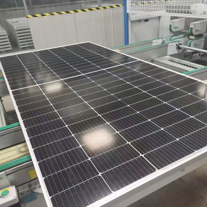Modul Surya PV Eropa Dual-glass Long Life Bifacial 610W 620W 630W 640W 650W 430w 435w 440w Panel PV Full Black - Product Image 5