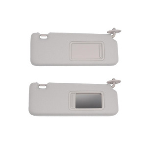แผงบังแดด Toyota Scion Tc รุ่น 74320-21210-B2 สีเทา พร้อมกระจกมองหลัง สำหรับปี 2005-2010 อะไหล่ภายในหลังคา - Product Image 1