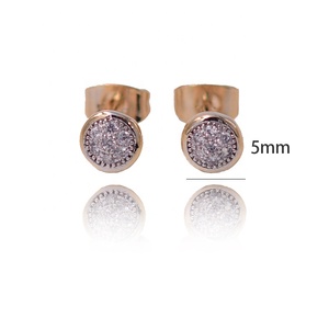 ข้ามรูปZirconiaสร้อยคอชุดเครื่องประดับ,เทียมทองแฟชั่นเครื่องประดับชุดทองชุบสีสันJewelr - Product Image 3