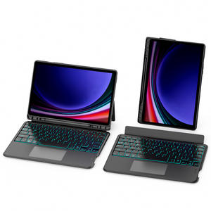 Custodia Magnetica Ultra-Sottile con Controllo Magico e Retroilluminazione RGB per Tablet <span class=keywords><strong>Samsung</strong></span> <span class=keywords><strong>Galaxy</strong></span> <span class=keywords><strong>Tab</strong></span> S10+/S9+/S8+/<span class=keywords><strong>S7</strong></span> FE/Plus - Product Image 3