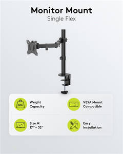 <span class=keywords><strong>Support</strong></span> de bras de moniteur réglable en hauteur pour <span class=keywords><strong>PC</strong></span> Ordinateur <span class=keywords><strong>Support</strong></span> de moniteur à bras unique <span class=keywords><strong>Support</strong></span> de moniteur - Product Image 5
