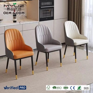 Meilleures chaises de salle <span class=keywords><strong>à</strong></span> manger de style européen, luxe léger, avec dossier, pour hôtels, bureaux, salons de manucure, maquillage, mahjong - Product Image 3