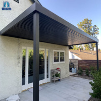 Pergolas et gazebos télécommandés, perchoir bioclimatique d'extérieur, système d'exploitation, Pergola en Aluminium