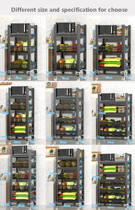 Estante de Almacenamiento de Utensilios de Cocina Resistente y Personalizable, Estantes de Almacenamiento para Cocina - Product Image 6