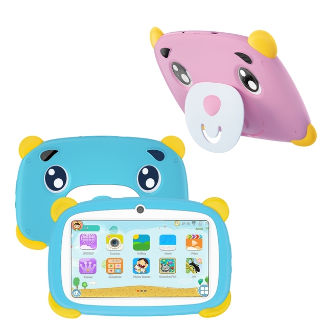 Cheap 7 Inch Android 11 Tablet for Kids Quad Core with Parent Control Toddler Educational WiFi PC Kid-Proof Case-Made by Intel