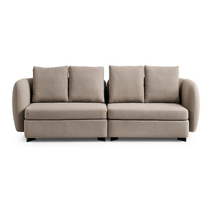 יוקרה מינימליסטית מודולרית ומינימליסטית רכה אלגנטית מהודרת ספה פינת ישיבה לבית או סלון - Product Image 3