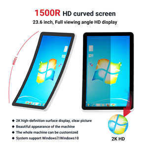 หน้าจอสัมผัส10จุดแบบ Capacitive ระบบ Win7-10แอนดรอยด์ทางเลือกแผงตู้บริการตนเองสำหรับร้านอาหารโรงพยาบาล