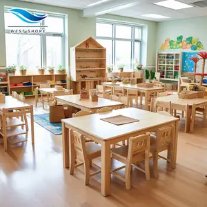 商用蒙特梭利幼儿园学前家具儿童图书馆幼儿园教育家具座椅儿童日托凳