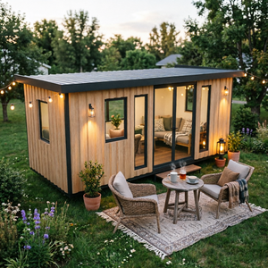 Casetta Prefabbricata per Ospiti da Giardino, Cabina Modulare a Installazione Rapida, <span class=keywords><strong>Sala</strong></span> Ricevimenti Senza Necessità di Costruzioni Pesanti, Uso Esterno - Product Image 5