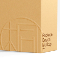Boîte en papier kraft personnalisée en gros produits d'impression de logo boîte d'emballage extérieur dur personnalisation du fabricant