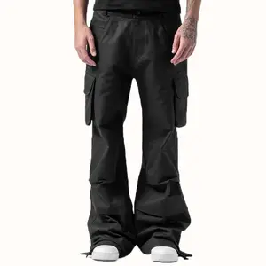 OEM Wholesale cargo pants for men high quality casual jogging pants custom large pocket cargo pants
