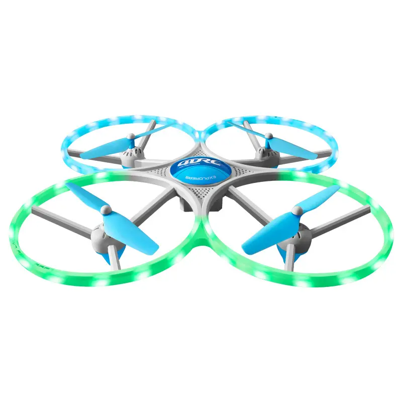 V7 Drone 4k HD Quadcopter yerçekimi sensörü çocuk Drone yükseklik korumak için renkli LED ışıkları ile sinek helikopter UFO RC çocuk oyuncak