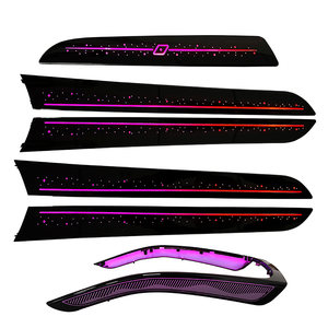 Luz Ambiental de Cielo Estrellado de 64 Colores para <span class=keywords><strong>Audi</strong></span> <span class=keywords><strong>A4</strong></span> A5 Q8 <span class=keywords><strong>B8</strong></span> 2007-2015, Lámparas de Atmósfera, Arcoíris Dinámico, Iluminación Interior Automática - Product Image 1