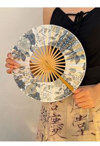 Éventail en bambou peint, écologique, sur le thème de l'amour, pour la promotion du Nouvel An chinois et des mariages - Product Image 2