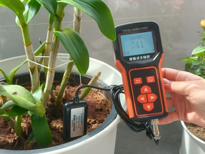 온실 및 수경재배 토양 테스터용 EC 염도 및 습도 검출 기능이 있는 JIRS 전문 LCD 토양 테스터 - Product Image 2