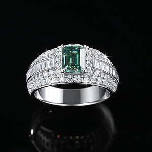<span class=keywords><strong>Anillo</strong></span> <span class=keywords><strong>de</strong></span> Plata <span class=keywords><strong>de</strong></span> Ley S925 <span class=keywords><strong>con</strong></span> Incrustaciones <span class=keywords><strong>de</strong></span> Diamantes Completas, Corte <span class=keywords><strong>Esmeralda</strong></span>, Moissanita Verde <span class=keywords><strong>de</strong></span> 2 Quilates, para <span class=keywords><strong>Hombre</strong></span>, <span class=keywords><strong>Anillo</strong></span> <span class=keywords><strong>de</strong></span> Boda, Listo para Enviar - Product Image 5